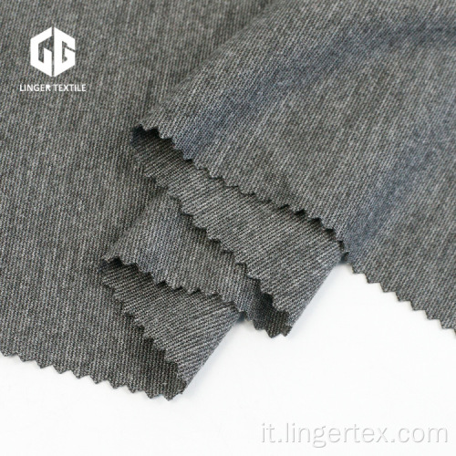 Uso del tessuto TR Melange Spandex Roma grigio